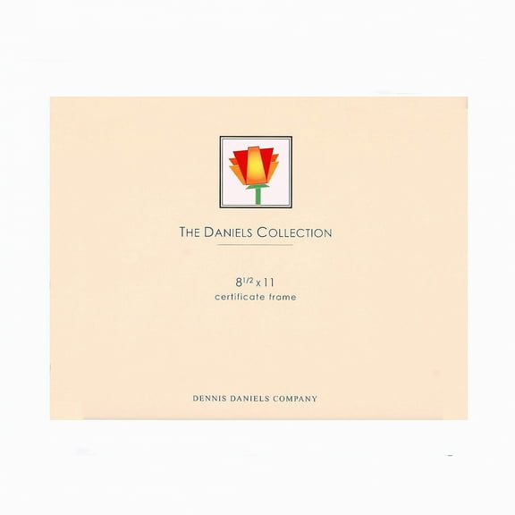 Bright-White bevelled wood classic by Dennis Daniels - 8.5x11