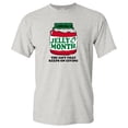 thumbnail image 2 of Jelly of The Month Club, The Gift That Keeps On Giving - Funny Christmas Movie T Shirt - Large - Sport Grey, 2 of 6