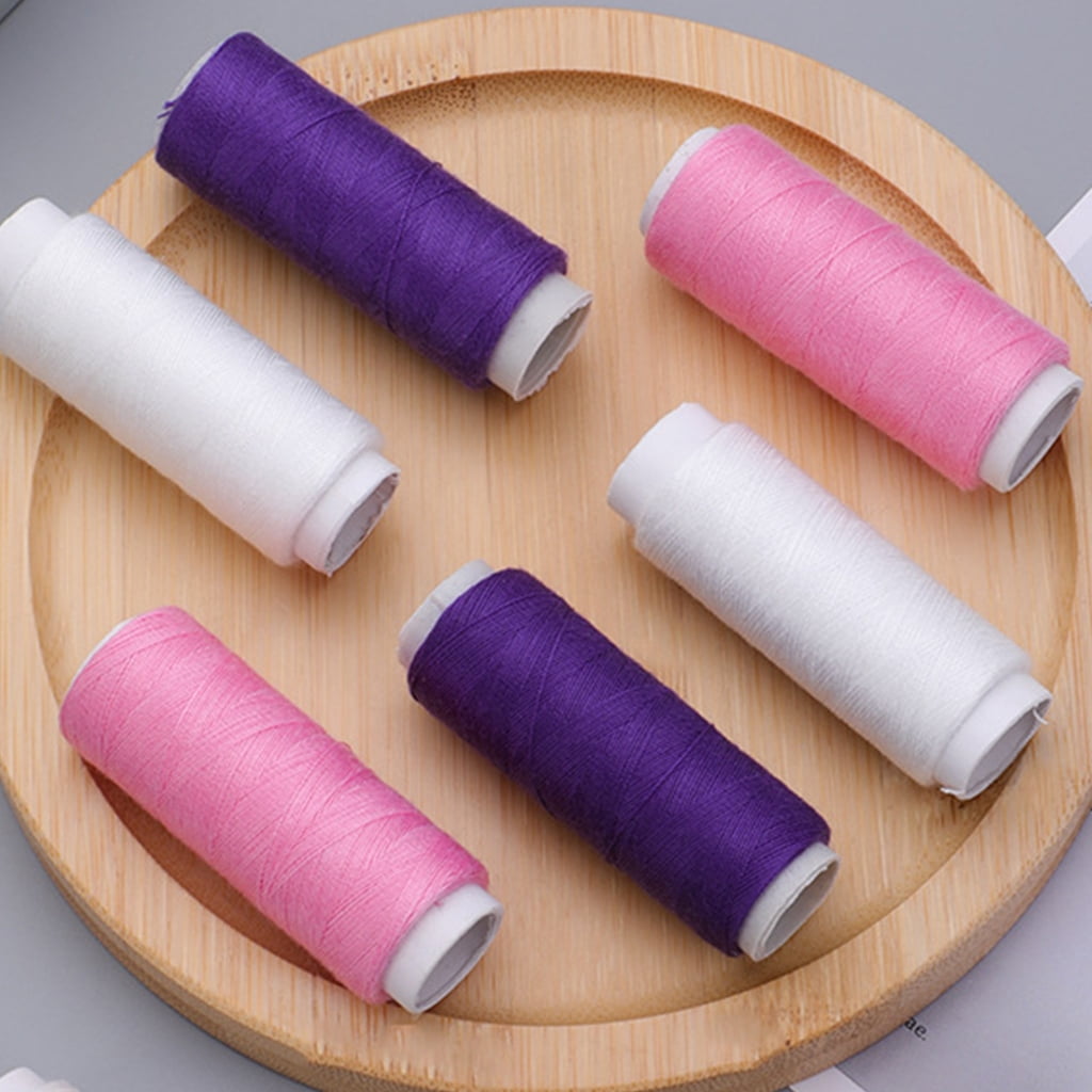 120 Spool of Polyester Sewing Thread Multicolored Spool Sewing Thread for Sewing