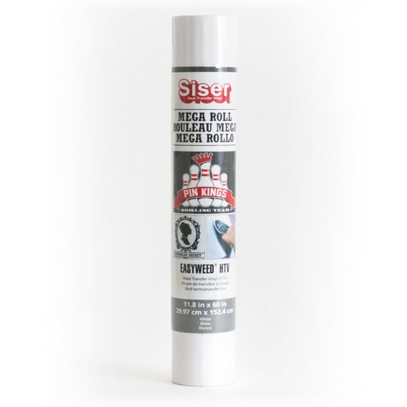 SISER Easyweed HTV Heat Transfer Vinyl, 60", White