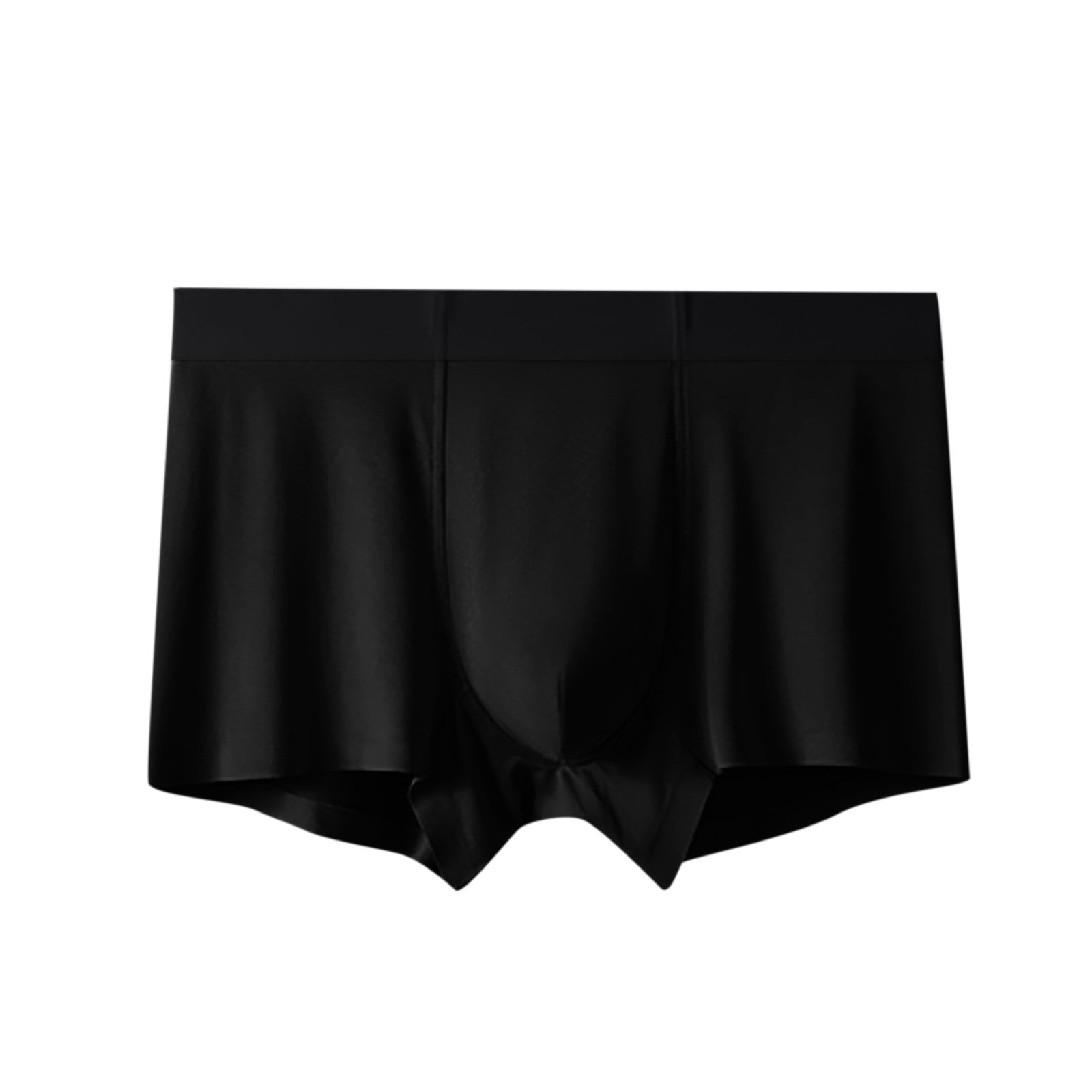 Penkiiy Men Casual Solid Sexy Mid Waist Sexy Hip Lift Breathable Boxer