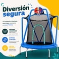 thumbnail image 3 of Trampolin Brincolin Infantil Little Monkey 163 cm  Canasta Pelota, 3 of 8