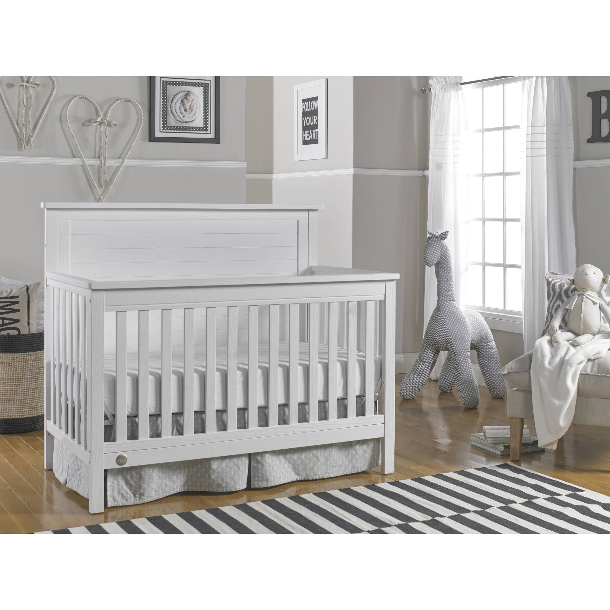 fisher price quinn crib rustic brown
