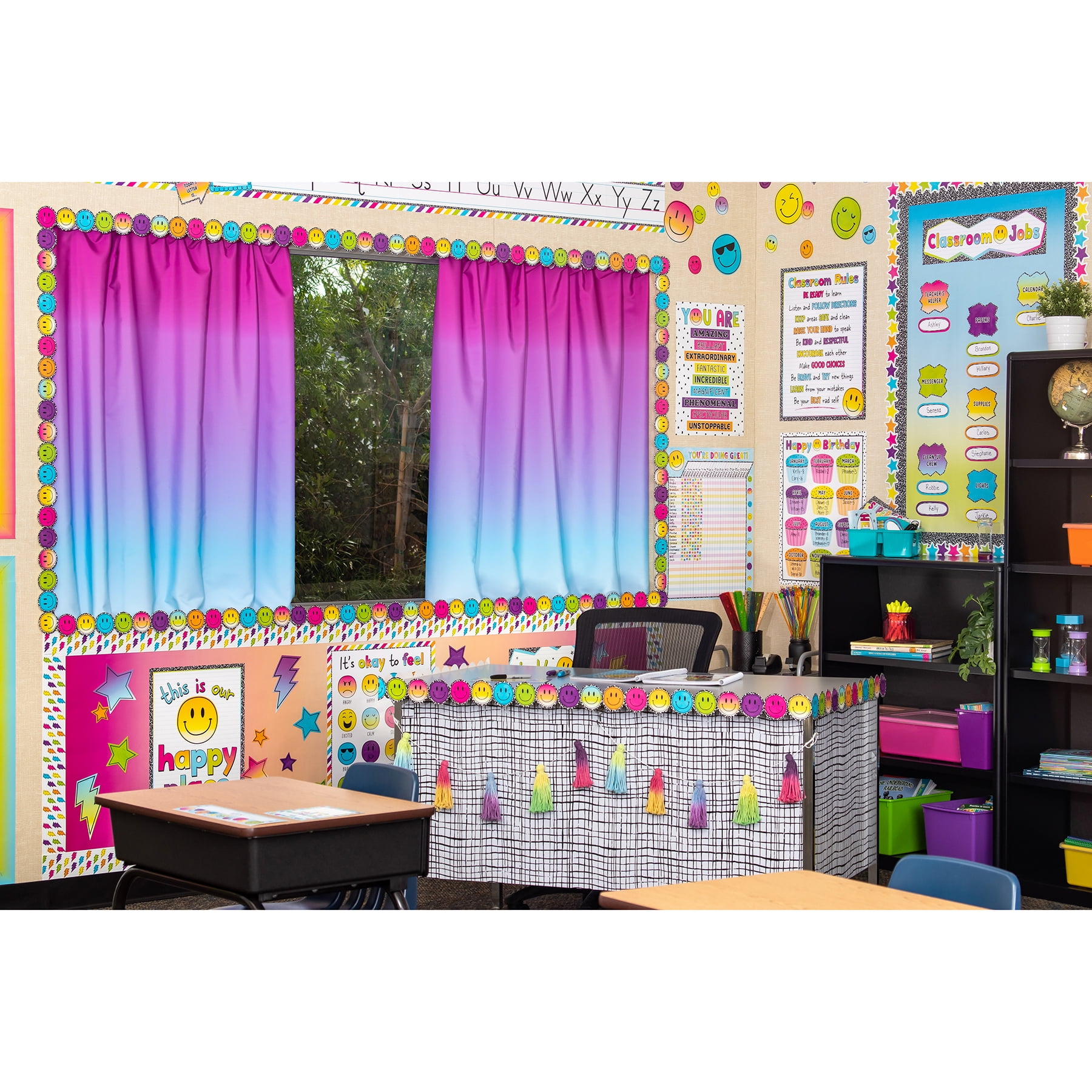 Teacher Created Resources Classroom Cottage Incentive Chart, 17" x 22", Pack of 6