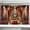 5x3FT, variant on Royal Stage Birthday Backdrop Red Gold Curtain Birthday Background Gold Glitter Crown Birthday Graduation Wedding Party Decorations Banner Supplies Photo Booth Props
