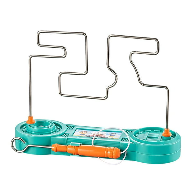 Laberinto Táctil Eléctrico, Juego De Laberinto Educativo Para Niños, Juego De Laberinto De Alambre De Entrenamiento De Enfoque, Juguete De Laberinto Eléctrico Alimentado Por Batería Con Botón 3 * Ag Yuarrent FN003475-02
