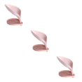 thumbnail image 4 of ziyahi Portable Soap Rack Leaf Shape Soap Cleaning Sponge Holder Drain Box Soap Drying Stand Rack with Suction Cups Soap Storage Box pink 3Set, 4 of 6