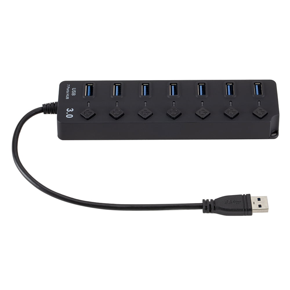 Converter,Splitter 7 With Switches Speed Usb Port Pc Usb 3.0 Hub Speed Usb 7 With On/off Port Pc Computer Hub Splitter 7 On/off Switches Speed Converter 7 Wi On/off Splier 7 Wi