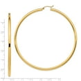 thumbnail image 3 of Primal Gold 14 Karat Yellow Gold 3mm Hoop Earrings, 3 of 5