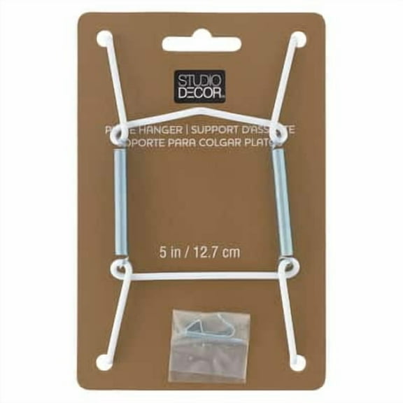 Studio Decor White Plate Hanger, 24 Pack