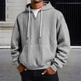 thumbnail image 1 of Men s Fall And Winter Hooded Sweatshirt With Drawstring Casual Loose Fit Everyday Wear For Men, 1 of 3
