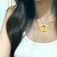 thumbnail image 3 of Bloom Charm Clavicle Chain Colorful Sweet Cool Y2k Necklace Jewelry Ornament--Pink-Product code 56582 Purple, 3 of 5