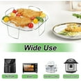 thumbnail image 2 of Baking Air Fryer Accessories Air Fryer Rack Elevated Design Even Heating, 2 of 10