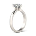 thumbnail image 3 of Kalapi Jewel 14K White Gold Plated Heart Cut 1.5 Ct Moissanite Rings - Bridal Engagement Wedding Jewelry for Her - Solitaire Romantic Anniversary Ring Gift for Her or Elegant Proposal Surprise, 3 of 4