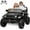 black, variant on Eastvita 24V 2-Seater Ride-On Truck, Remote, 2x200W Motor, Safety Belt, LED, Green