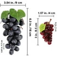thumbnail image 3 of Simulation fruit grapes five colors five pieces, 3 of 4