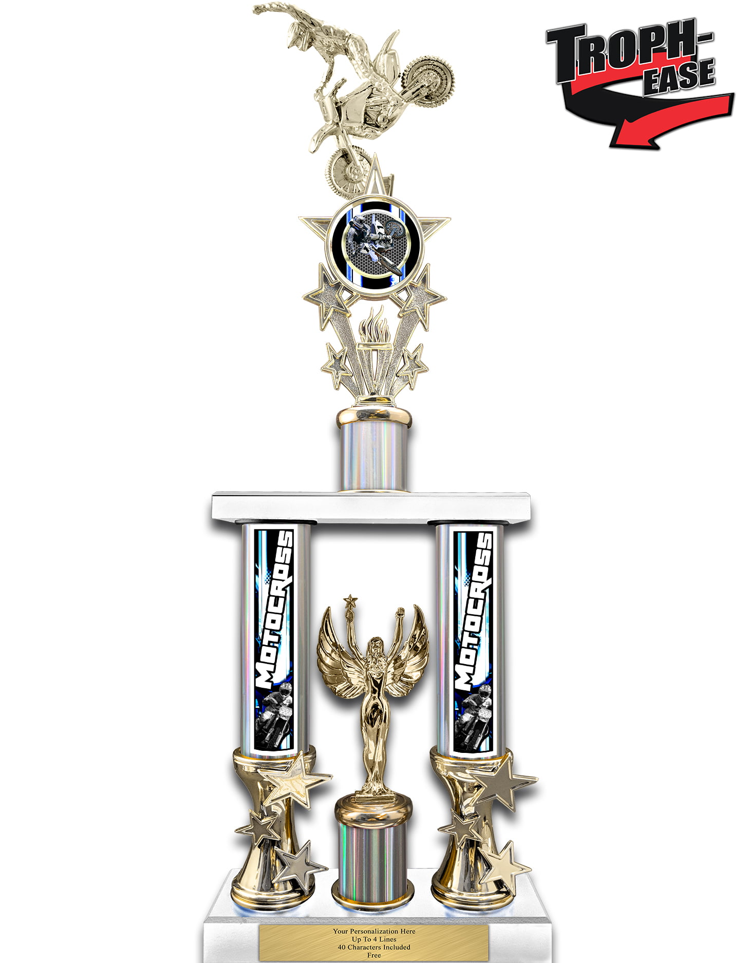 Flip Flop theme trophy 6 tall trophy with flip flop insert