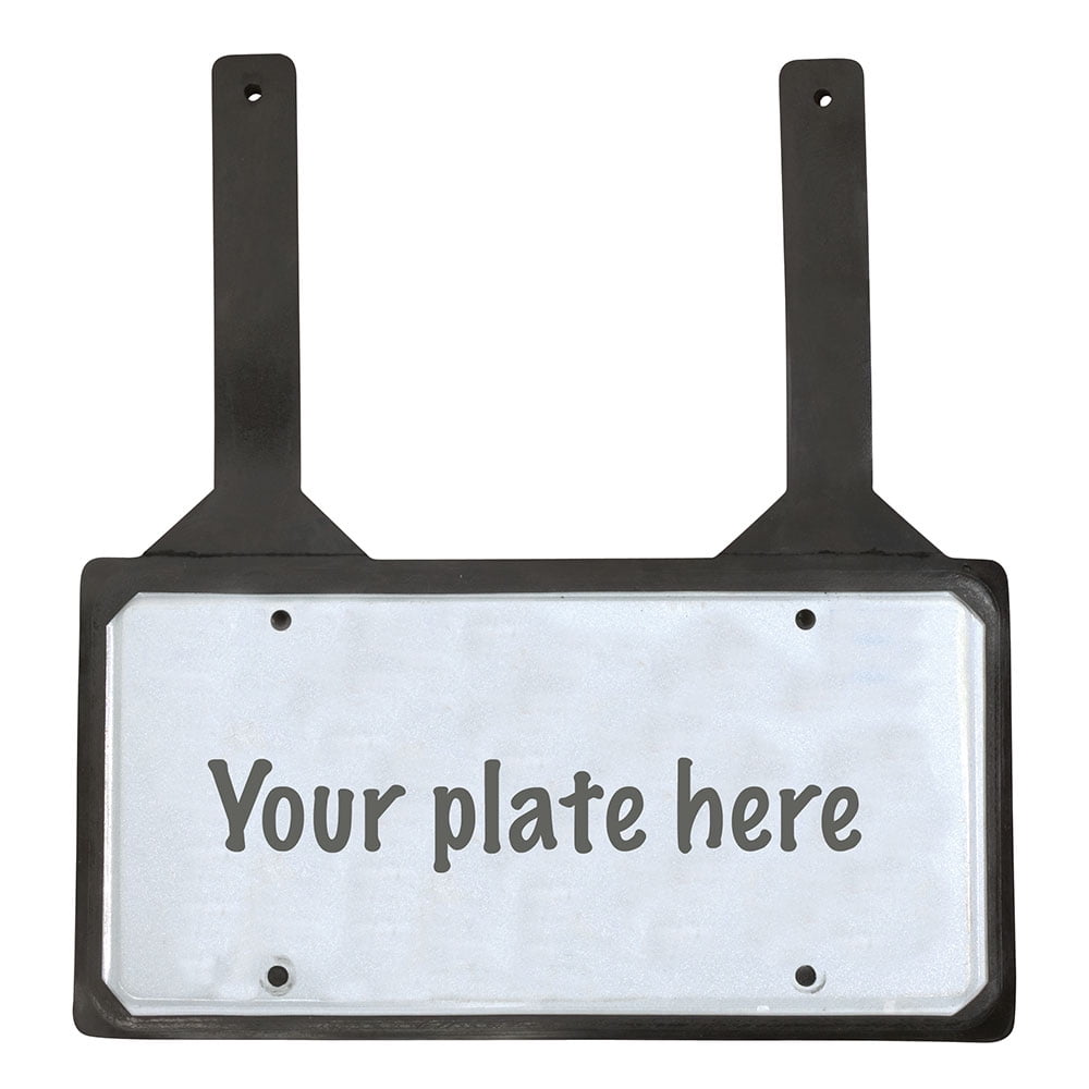 Rubber License Plate Holder (6 1/2"H x 12 1/4"W)