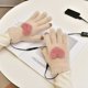 thumbnail image 1 of Guantes Térmicos USB para Hombres y Mujeres (Blanco), Manoplas Térmicas de Invierno Temperatura Ajustable Calentador de Manos Guantes de Tejer Lavables para Interiores y Exteriores Regalo de Navidad d, 1 of 3