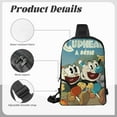 thumbnail image 5 of The Cuphead Show Crossbody Bags for Women Trendy, Sling Bag for Men with Adjustable Shoulder, Travel Essentials Backpack for Traveling, 5 of 8