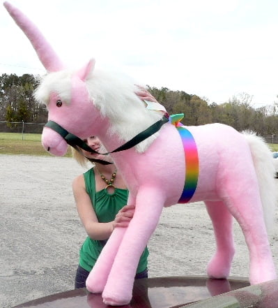 big unicorn stuffed animal walmart