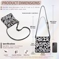 thumbnail image 6 of Yuyamidu Cow Print Bow Crossbody Bag Matching Wallet Set for Ladies Women PU Leather Shoulder Handbags Purse and Wallet Set Included Card Slots Holder for Travel, Shopping & Work, 6 of 8