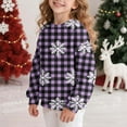thumbnail image 4 of Piuwrlz Sweatshirts Teen Girls Winter Loose Sweat Top Hoodie Purple Size 12 Years, 4 of 7