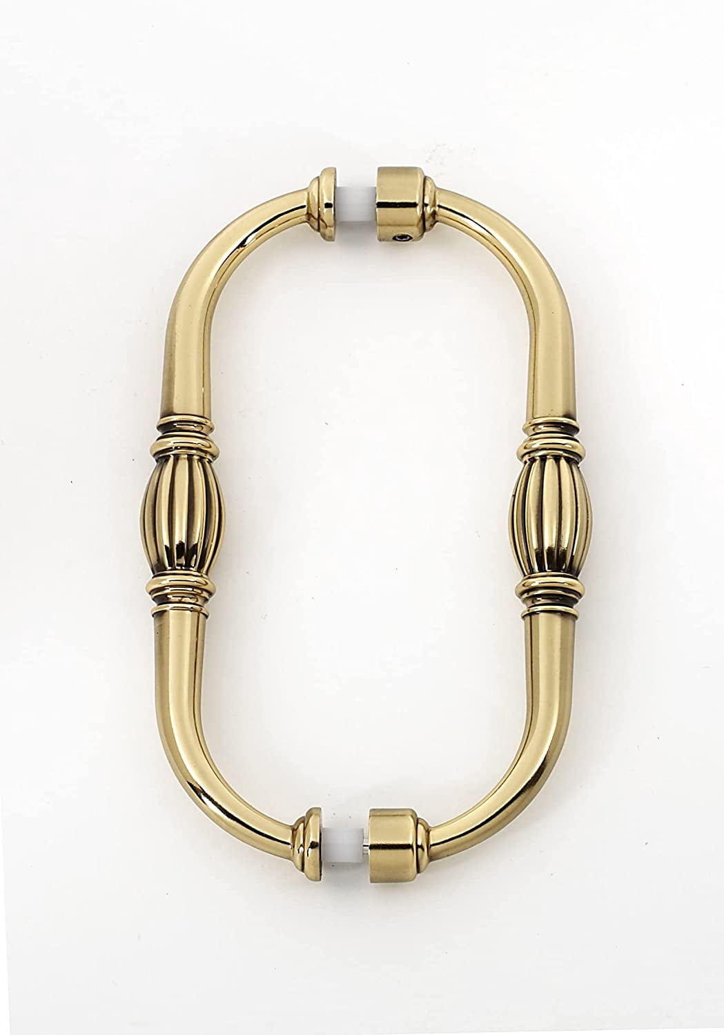 Alno G234-6-PB/NL Tuscany Luxury 6" Center To Center Back To Back Door Pulls - Brass