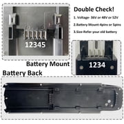 36V 10Ah Ebike Battery 5 Pins Lithium ion Rechargeable Battery 750W for Electric Bike