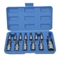 thumbnail image 1 of Juego de llaves de vaso hexagonales de 1/4", 3/8" y 1/2" para reparación de mantenimiento de automóviles con caja de herramientas, 1 of 12