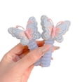 thumbnail image 5 of Bandas para el cabello con forma de teléfono para niñas, coloridas bandas para el cabello en espiral con diseños de mariposas y flores, accesorios para el cabello para niñas., 5 of 5