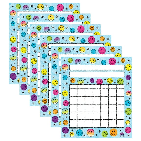 Teacher Created Resources Brights 4Ever Incentive Charts, 36 Per Pack, 6 Packs