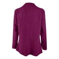 thumbnail image 5 of Uhndy Winter Jackets Coats for Women, Fashion Women Solid Color Double Breasted Autumn And Winter Small Suit Jacket Christmas Gifts for Women, 5 of 6