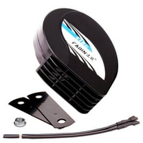 FARBIN Waterproof Single Horn 12V Car Horn Low Tone 410HZ Electric Horn for Motorcycle RV MPV Van Electric scooter Electric mopeds