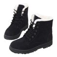 thumbnail image 1 of Botas de Nieve Tobillo Antideslizante Moda Mujer para Caminar Senderismo (39) Negro, 1 of 9