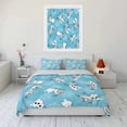 thumbnail image 4 of Disney Frozen Elsa Princess Bedding Set Cartoon Baby 3 Pieces Bed Set, 4 of 8