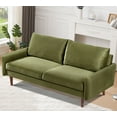 thumbnail image 3 of Uspridefurniture Maryellen 70''W Velvet Sofa, Olive Green, 3 of 5