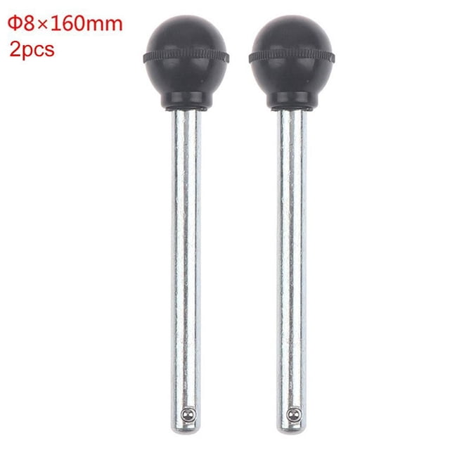 2 Pcs Épingle de Pile de Poids 10mm/8mm Épingle de Gym Épingle de Remplacement Robuste pour Machine de Poids Ф8x160mm