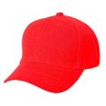 thumbnail image 1 of Casquette de Baseball Réglable à Visière Courbée, Rouge, 1 of 1