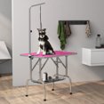 thumbnail image 2 of PawHut Dog Grooming Table with 8-39 Inch Height Adjustable Grooming Arm, 2 of 10