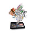 thumbnail image 1 of Arcade1Up Infinity Game Board – 18.5” Touchscreen Digital Board Game System with 50 Free Games, 100+ Downloadable Games, Wi-Fi Connectivity, and Multiplayer Play, 1 of 7