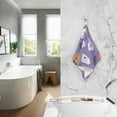 thumbnail image 2 of Yayeee 100% Cotton Hand Towels for Bathroom 16" x 28" Soft Absorbent Kitchen Towel, Halloween Ghosts Purple, 2 of 7