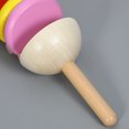 thumbnail image 2 of Small Castanet Musical Toy Toddler Handheld Wooden Kids Musical Instrument Sound Making Toy, 2 of 9