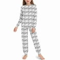 thumbnail image 6 of BLVB Little Boys Girls 2 Piece Outfits Long Sleeve Heart Print Top and Jogger Set Valentine's Day Outfits Kids Clothing Set, 6 of 7