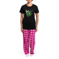 thumbnail image 4 of CafePress - Stpatrick Women's Dark Pajamas - Women's Short Sleeve Print T-Shirt and Pants Dark Cotton Pajama Set, 4 of 7