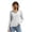 *Gray, variant on ClodeEU Women's Summer UPF 50 Sun Protection Hooded Jacket,Long Sleeve Zip Up Outdoor UV Protection Athletic Top ,Women's Plus L