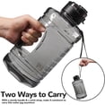 thumbnail image 4 of Large Water Bottle with Motivational Time Marker, 74oz Water Jug with Handle Leak-Proof, Clear  half gallon water Bottle for Gym Camping Workout Outdoors, 4 of 6