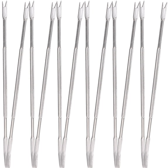 FELTECHELECTR 12Pcs Nut Forks Seafood Forks Stainless Steel For Elegant Presentation And Crab Leg Tools In Restaurants