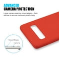thumbnail image 5 of Samsung CSSAMS10L-SPM-RD Galaxy S10 Plus Simplemade Liquid Silicone Back Cover Case - Red, 5 of 8