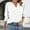 White, variant on TODOZO T Shirts for Women Loose Fit Casual Lightweight Soft Basic Tees Summer Clothes for Women Women's Summer Solid Color New Loose V Neck Bat Sleeves Colored Cotton T Shirt for Women 3/4 T Shirt